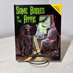 Some Bodies In The Attic Pop Up Book Keith Moseley HB Vintage Horror 1990 Spooky